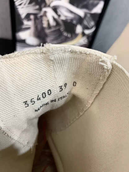 Rick Owens White Chelsea Thick-Sole Boots