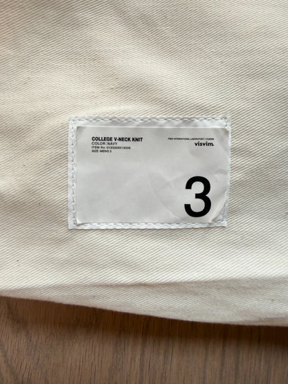 VISVIM 25AW College V-Neck Knit