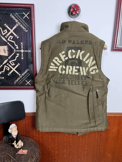 Freewheelers Avatar Vest in Jungle Green