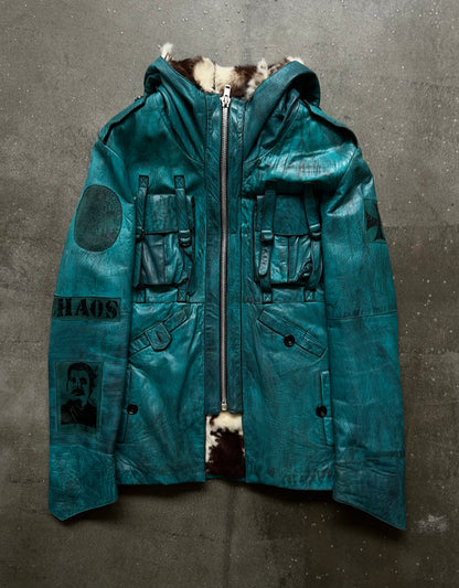 Diamond Dogs Reworked Waxed Leather Jacket