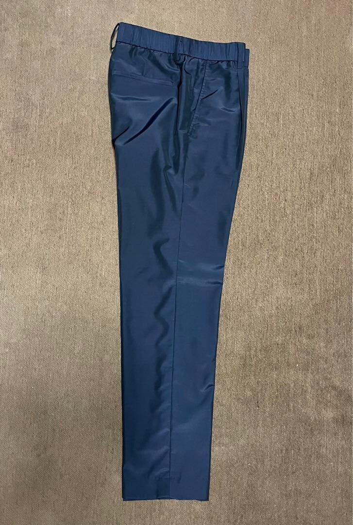 navy blue wool nylon jacket set