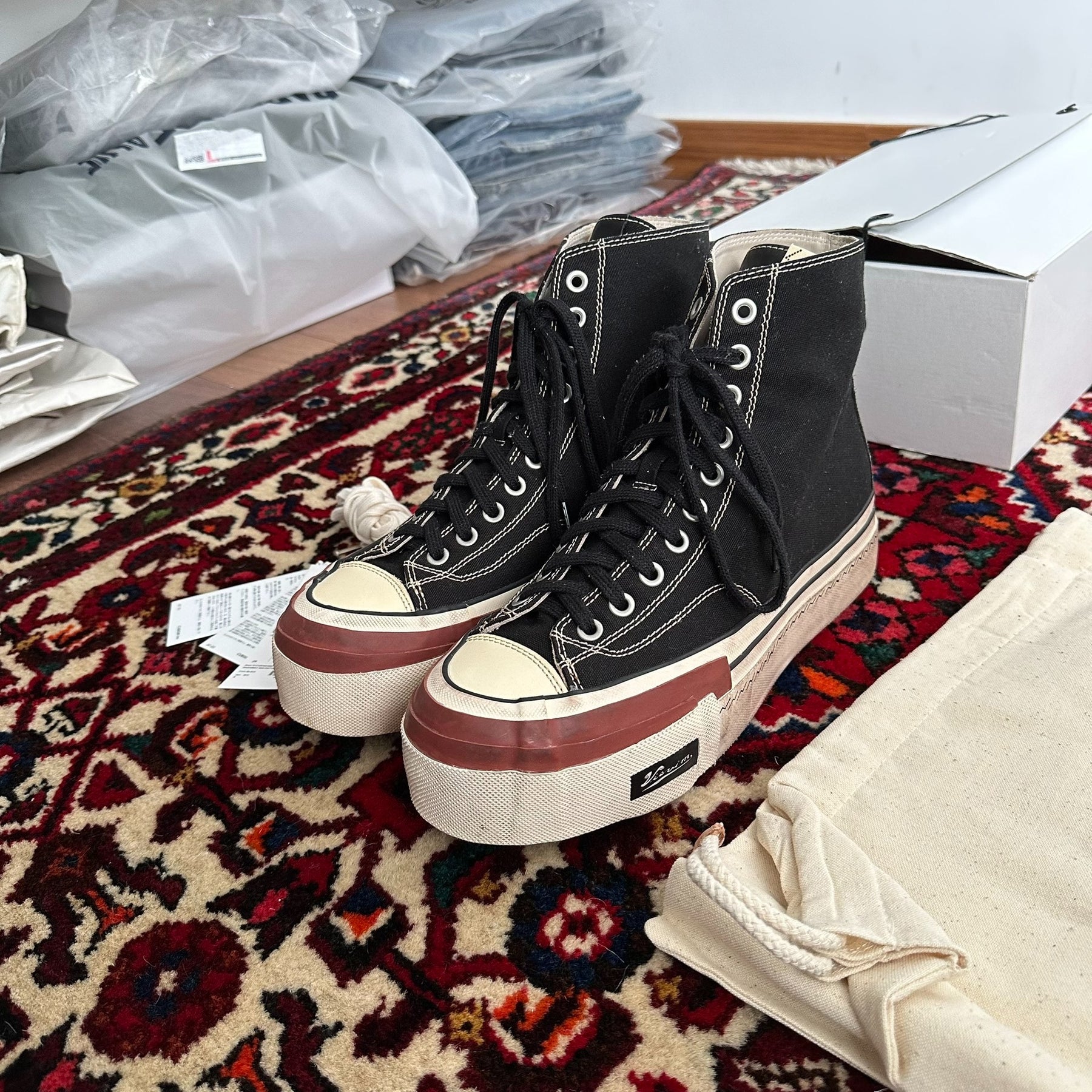visvim 21AW Skagway Hi Canvas Shoes