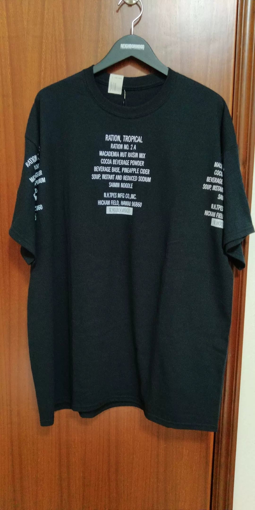 N.HOOLYWOOD Short-Sleeve Black T-shirt