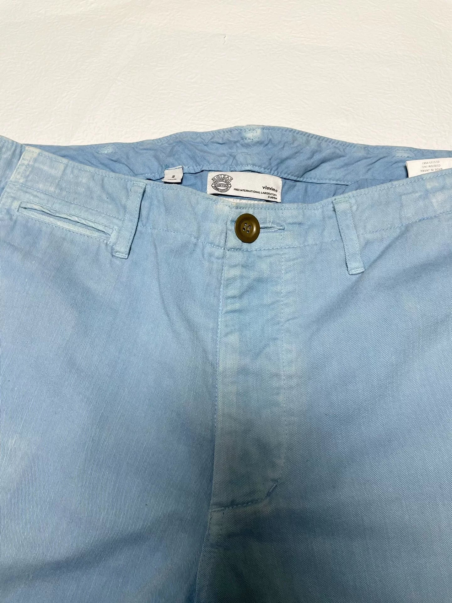 visvim high water natural dye casual pants