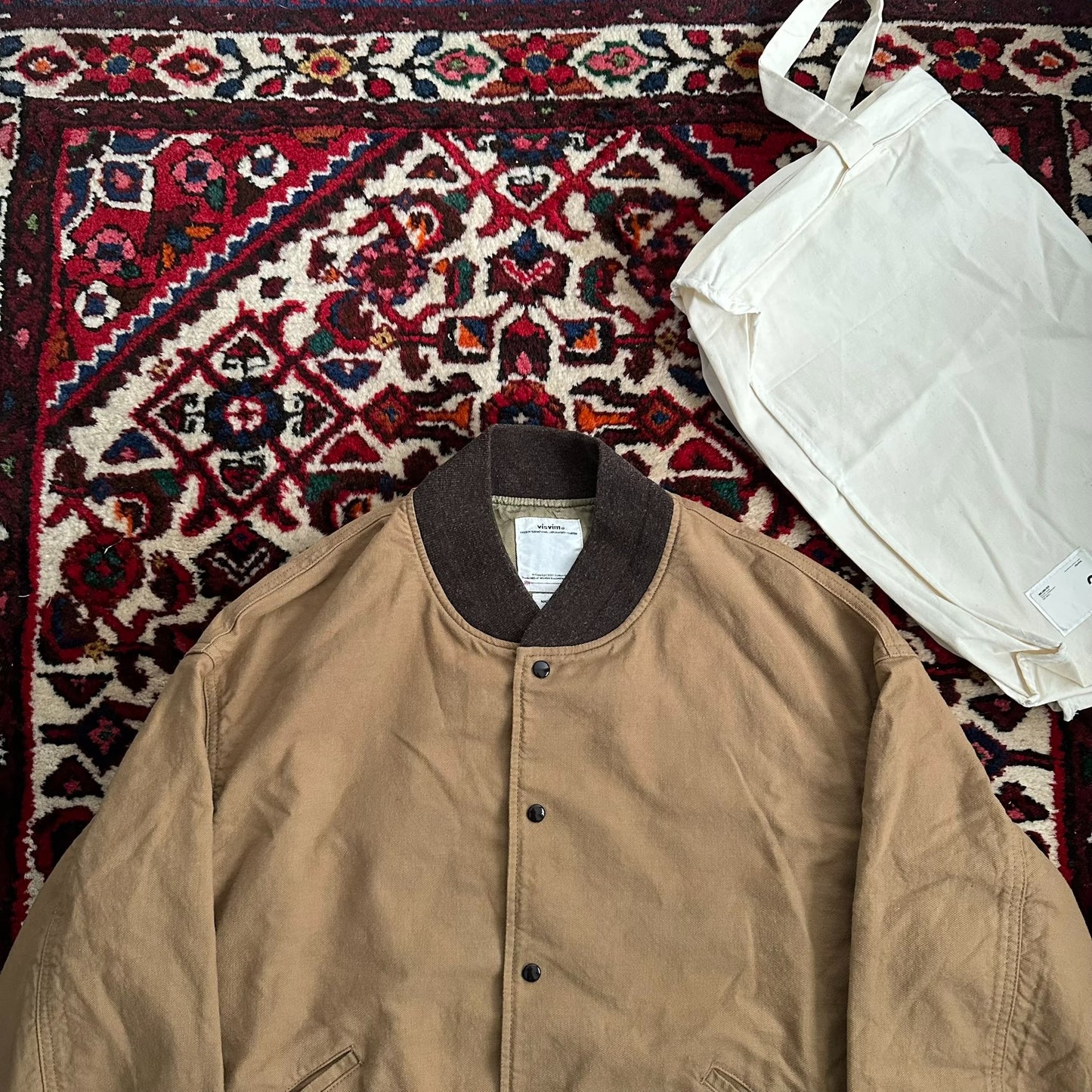 visvim varsity jacket in excellent condition