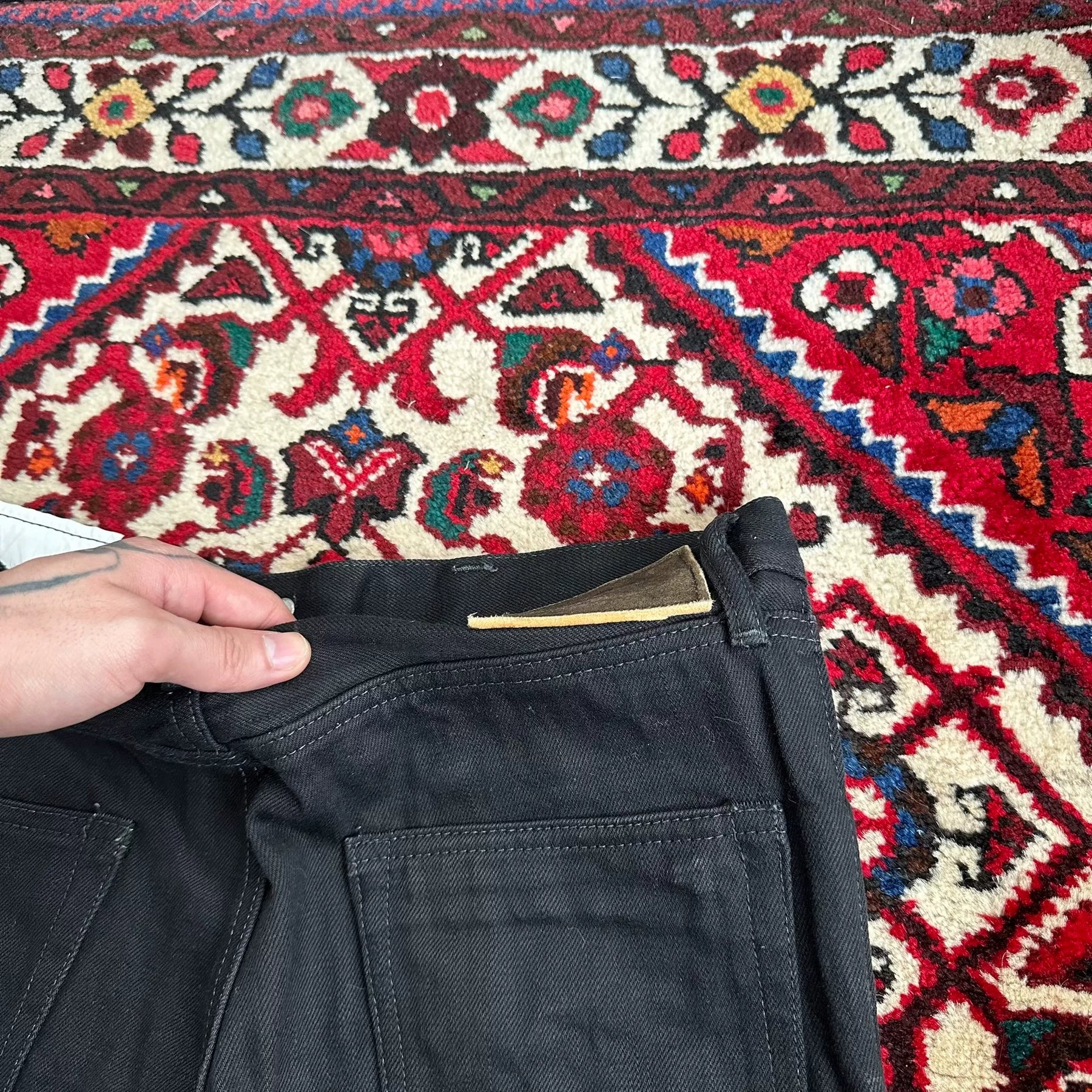 visvim 15aw 04R Black Jeans