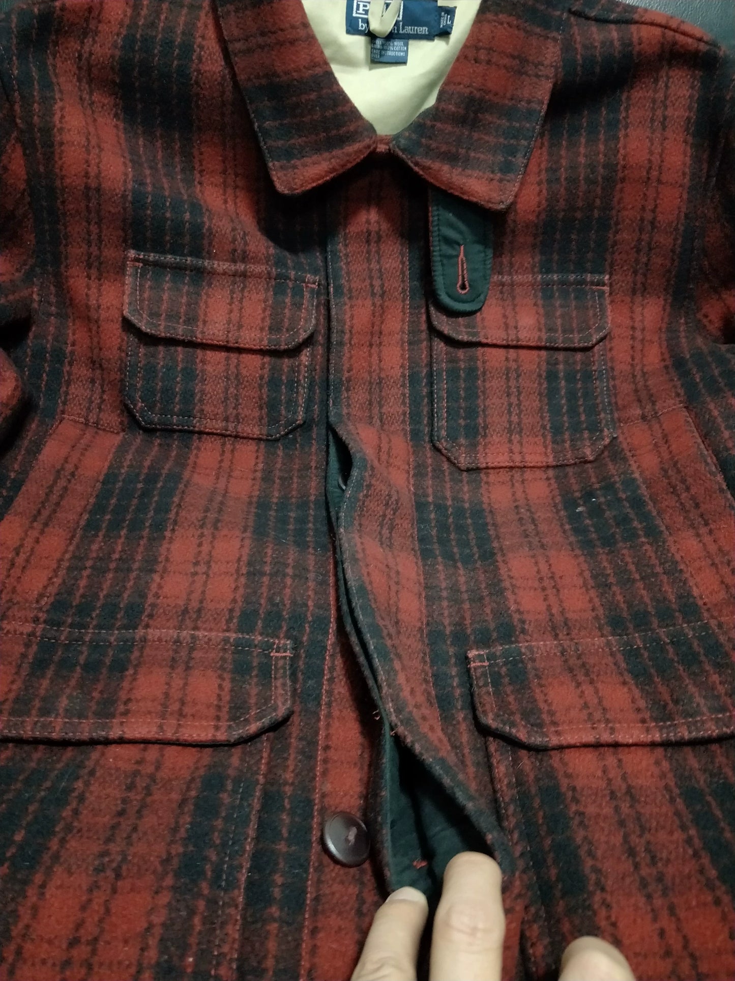 Ralph Lauren Wool Tweed Hunting Coat