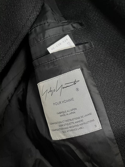 Yohji Yamamoto Black Jacket 22AW