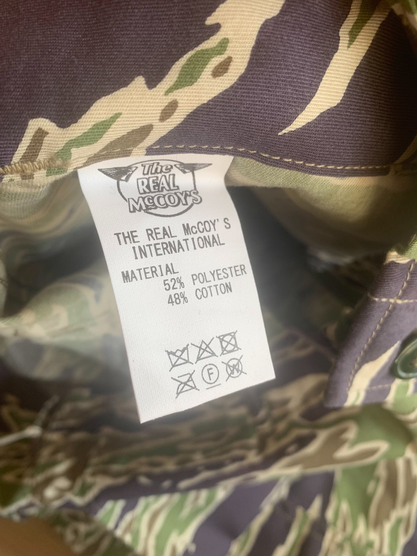 The Real McCoy Tiger Camouflage Shorts