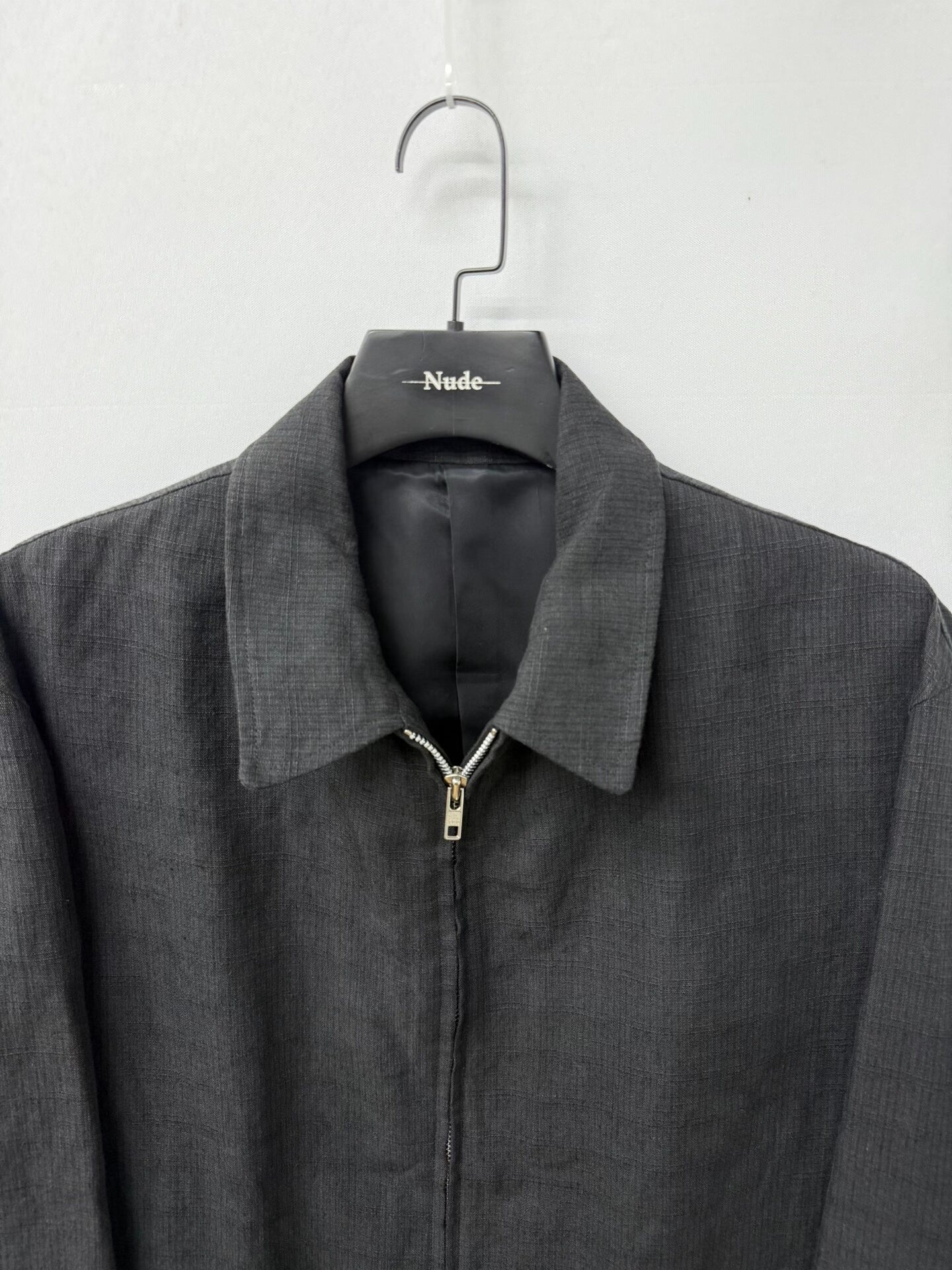 y's for men linen texture collar jacket