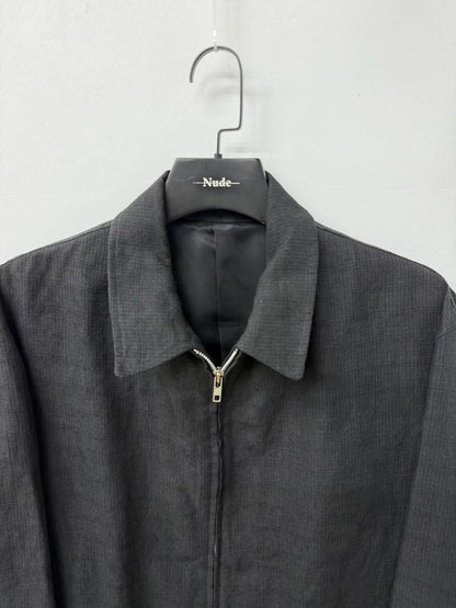 y's for men linen texture collar jacket