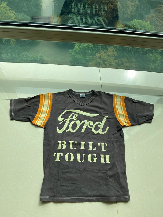 Short Sleeve Tee with V-Neck Design