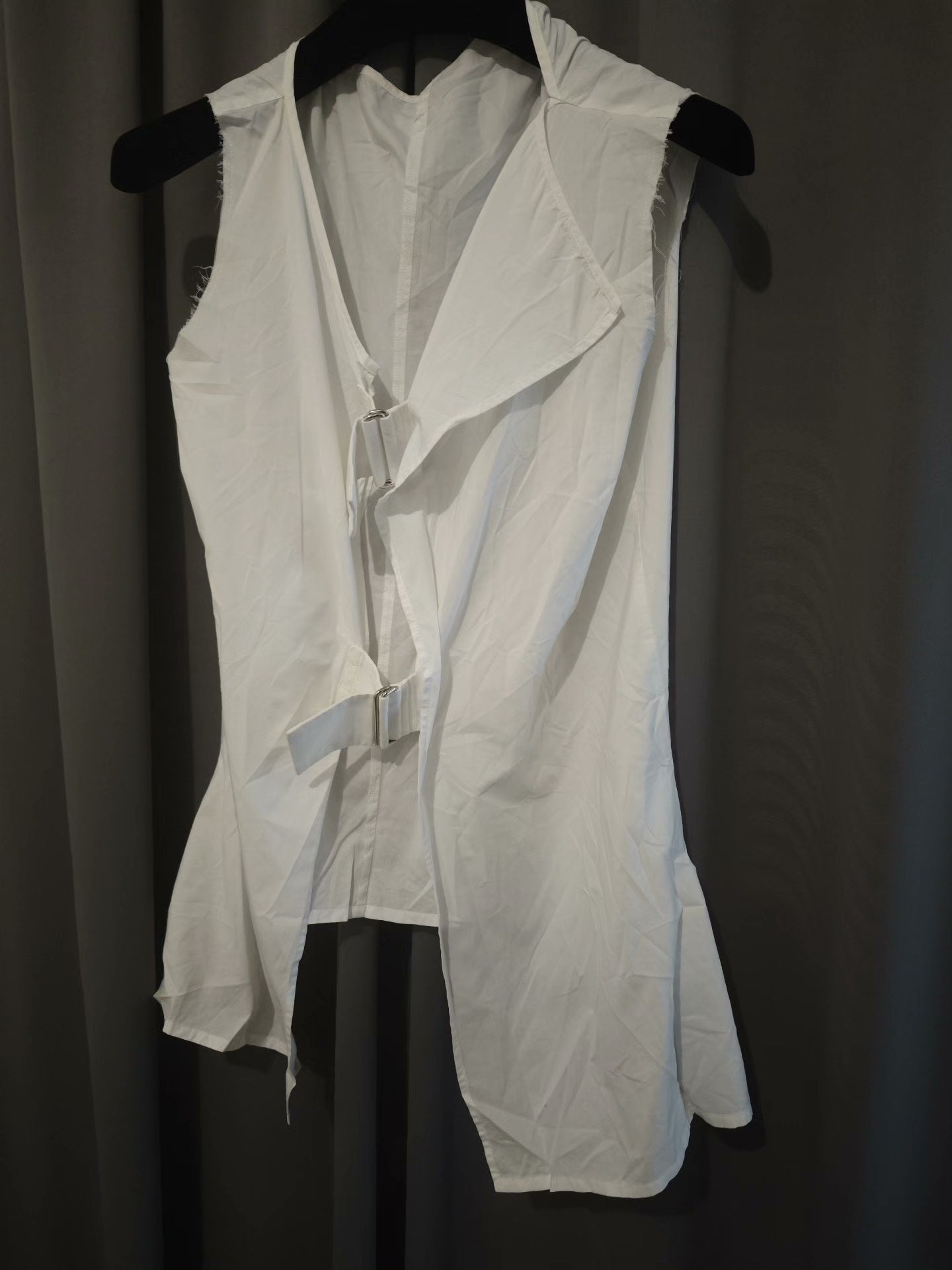 Yohji Yamamoto Sleeveless Iron Button Shirt