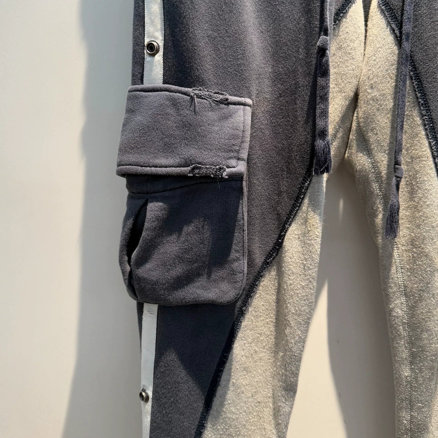 Handmade Distressed Long Pants by Greg Lauren