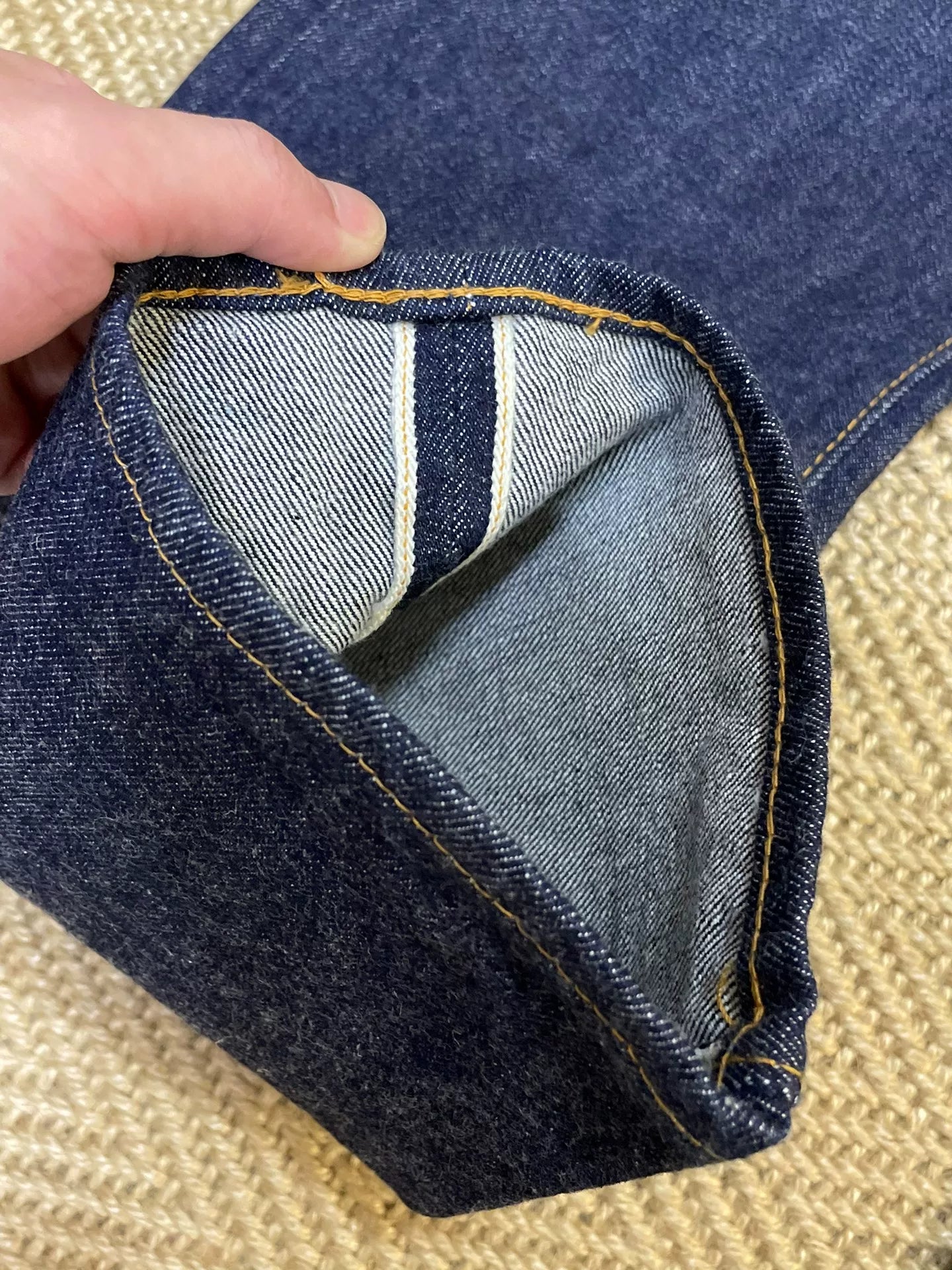 resolute 710 vintage straight-leg jeans