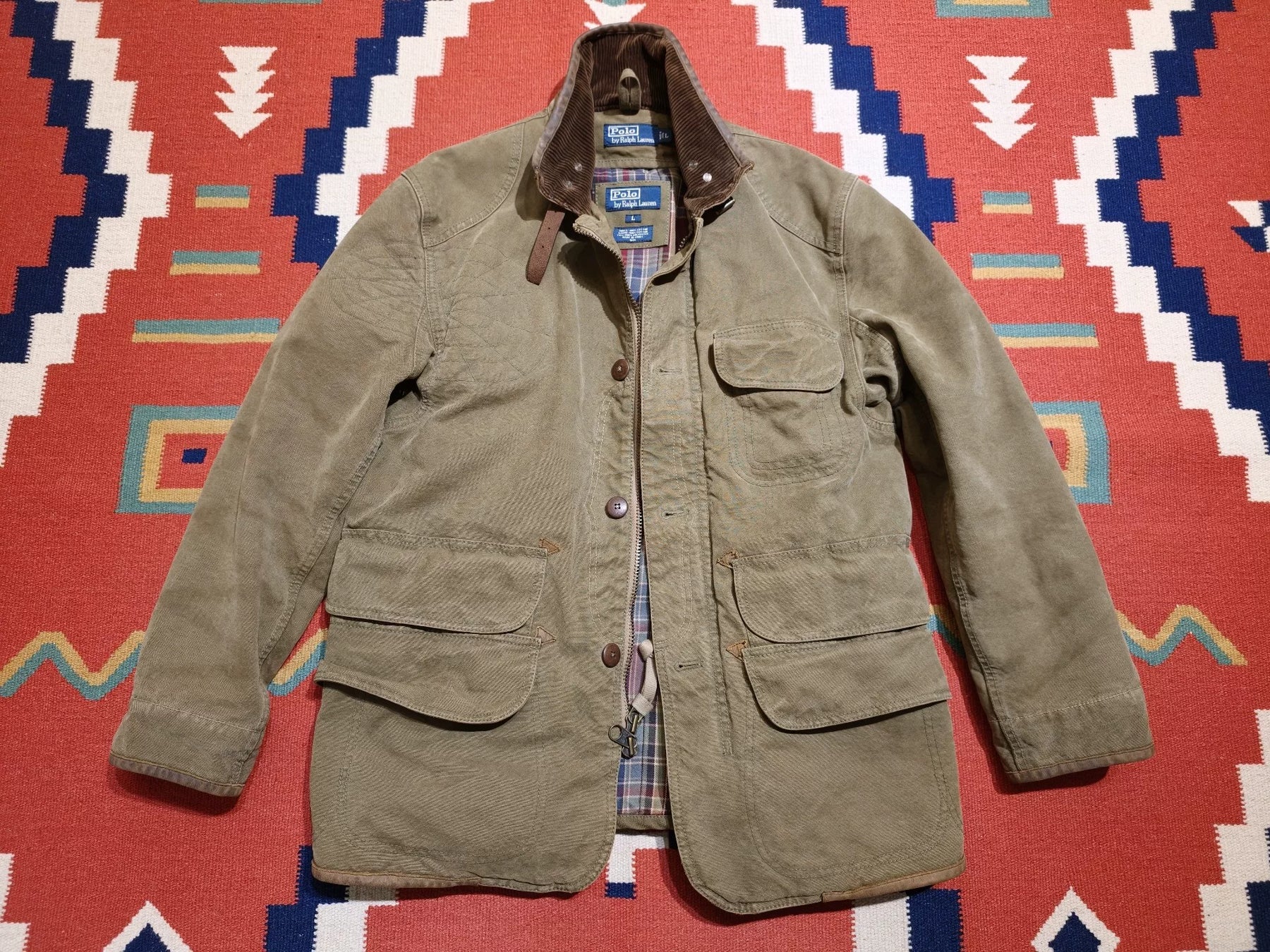 RRL Distressed Canvas Safari Jacket