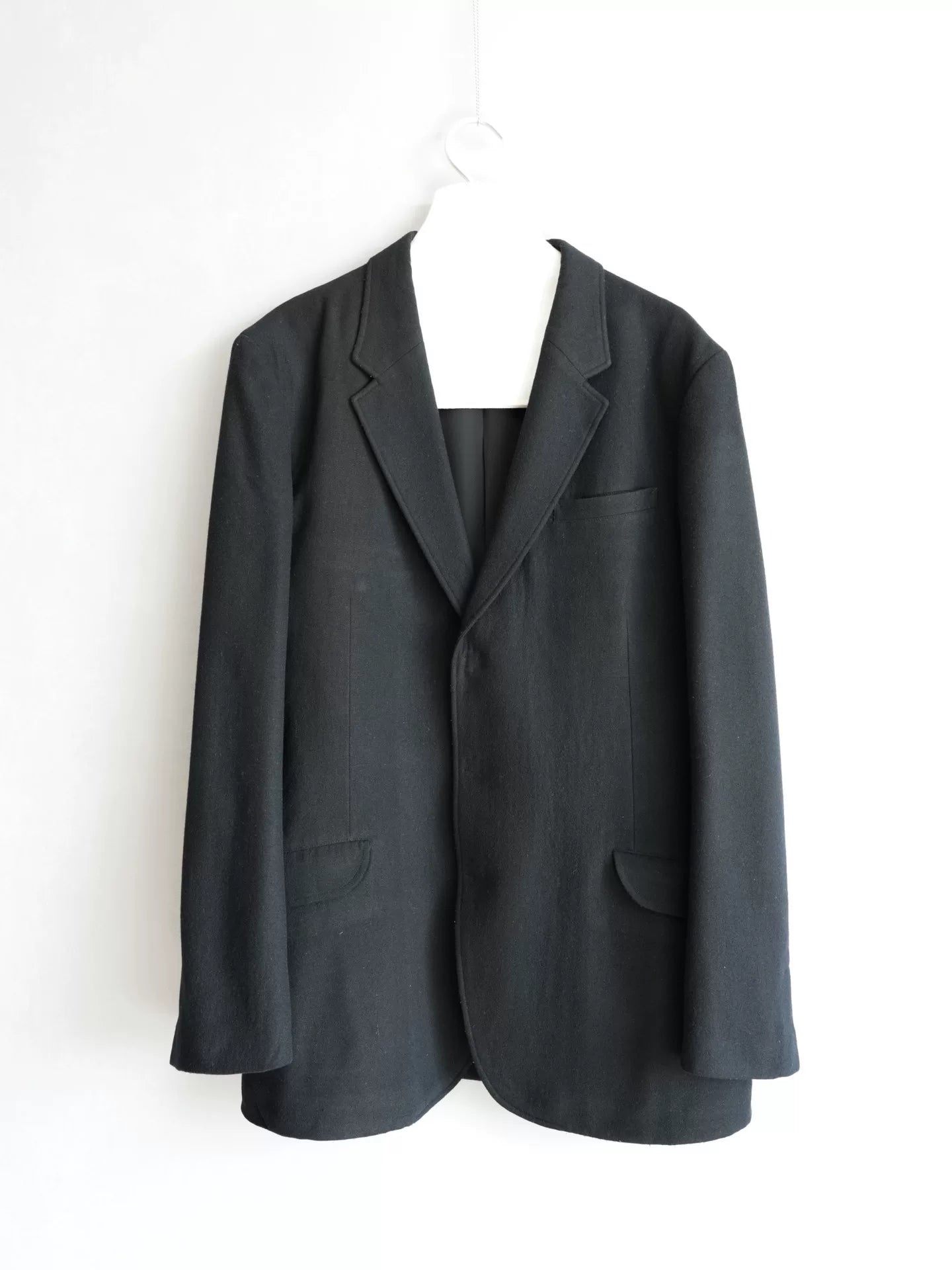 Yohji Yamamoto Button-Up Jacket with Dark Buttons