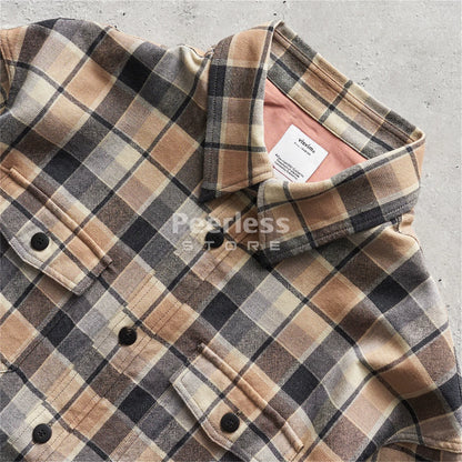 VISVIM Lumber Check Wool-Linen Shirt