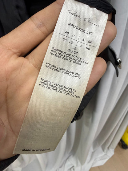 Rick Owens M65 Deconstructed Leather Jacket