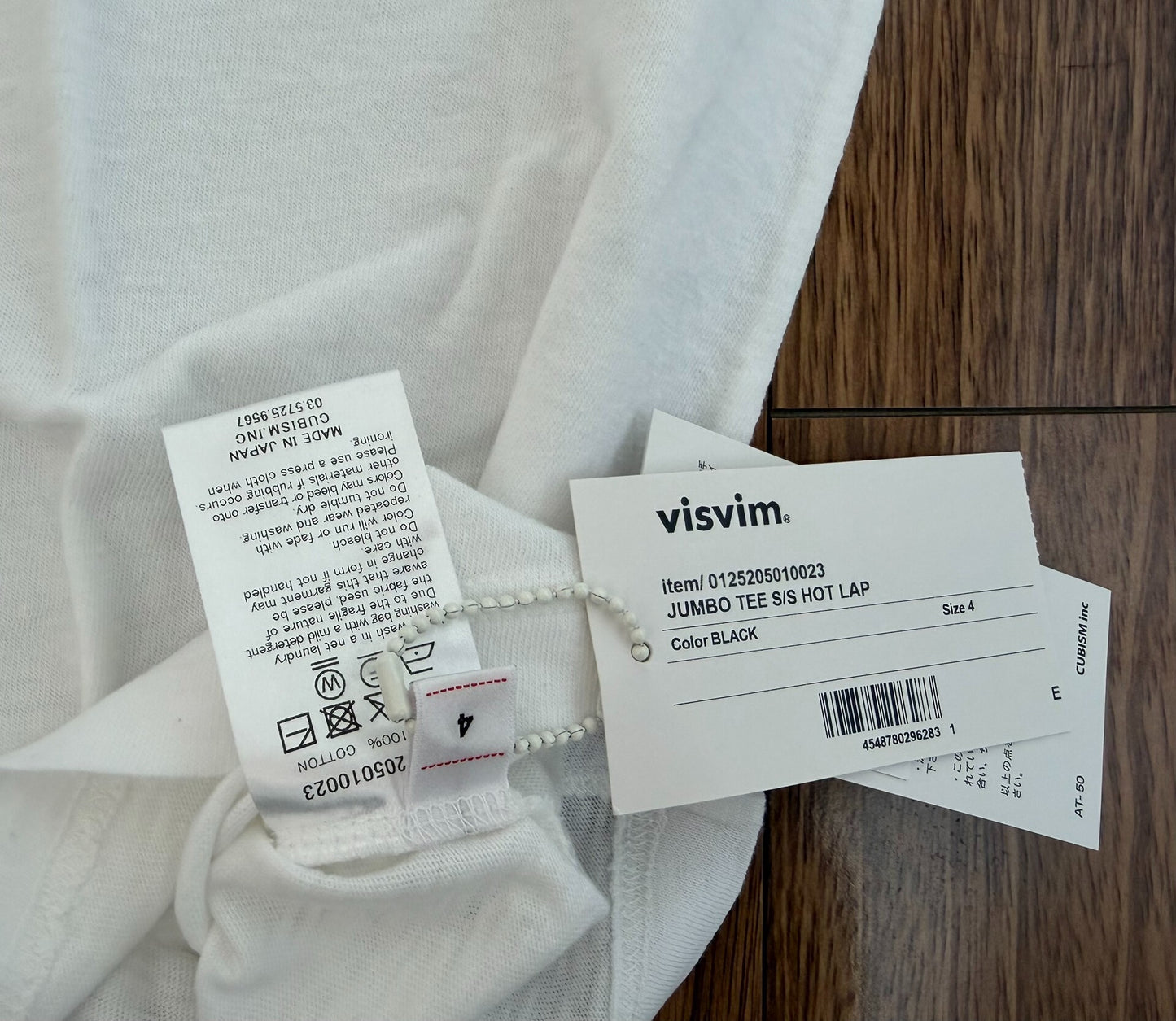 VISVIM JUMBO TEE S/S HOT LAP