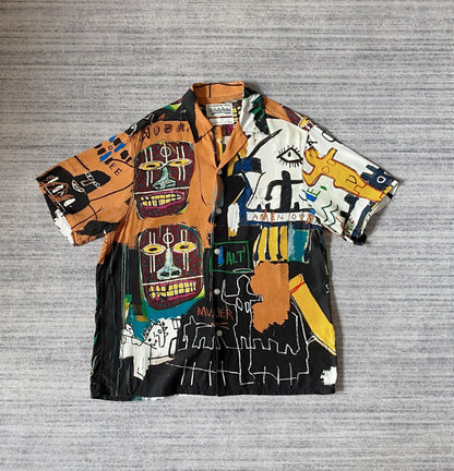 Wacko Maria Basquiat Hawaiian Short Sleeve Shirt