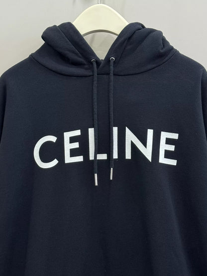 celine black oversized hoodie XXL size