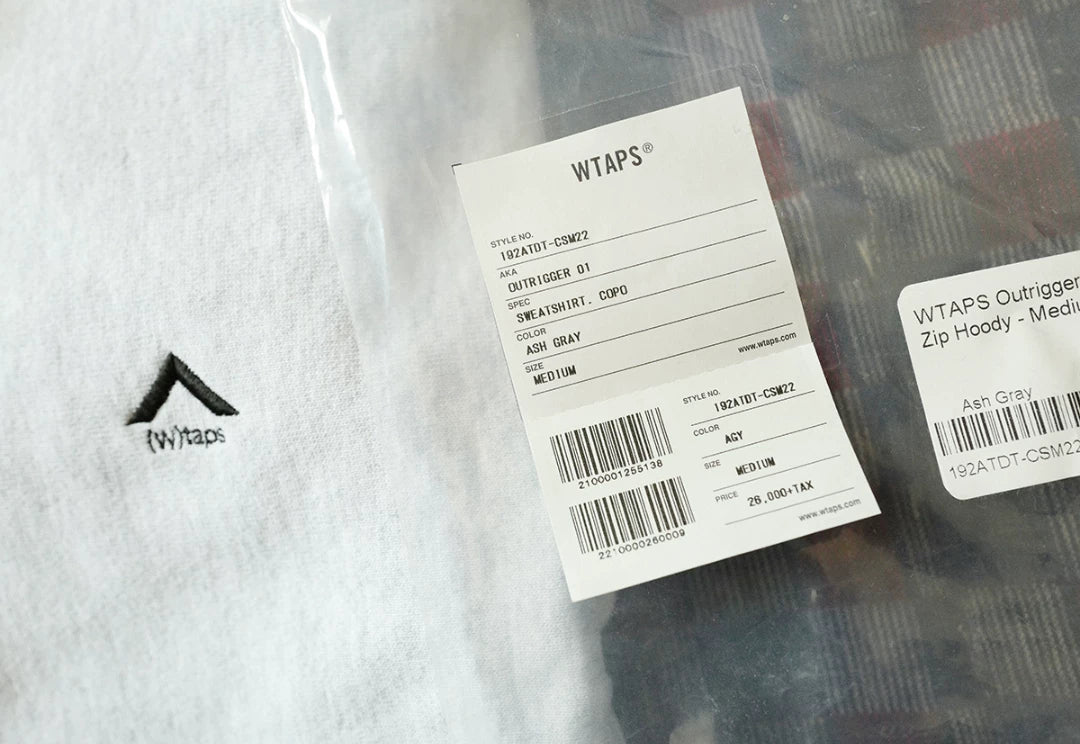 wtaps outriggers half-zip sweatshirt hoodie