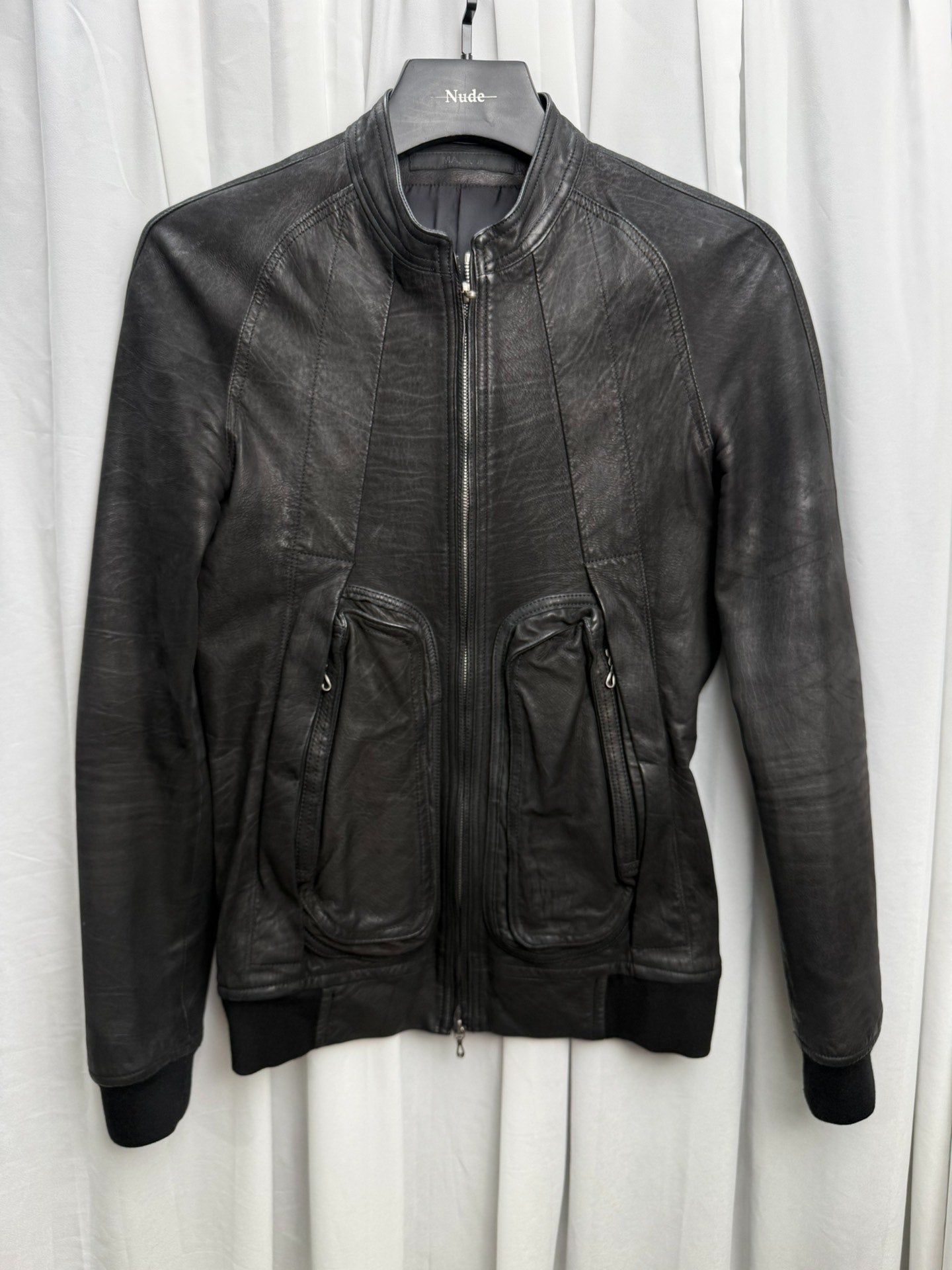 Julius 7 3D Pocket Leather Jacket