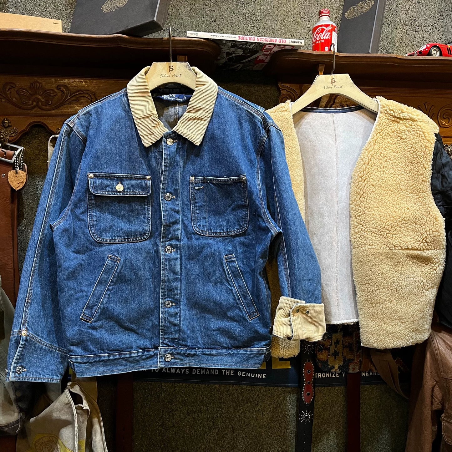 RRL Double RL Denim Jacket with Removable Liner
