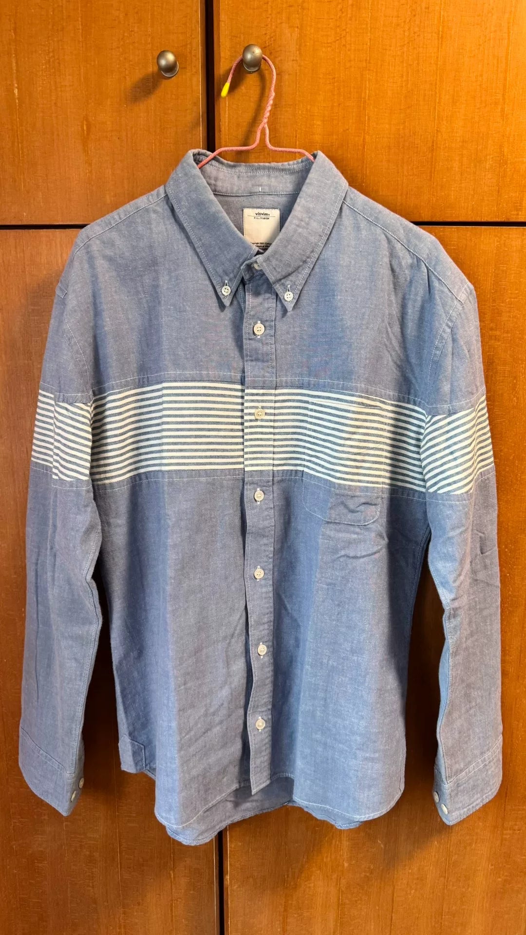 Visvim Blue Striped Movie Shirt