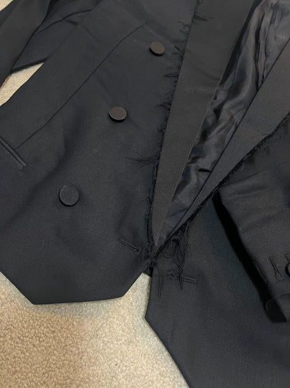 Saint Laurent Black Double-Breasted Blazer