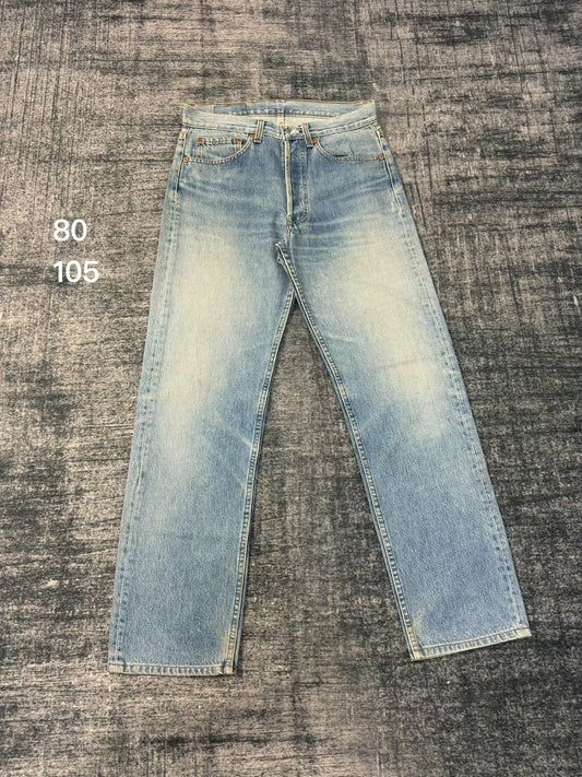 Vintage Levi's 501 90s American Blue Jeans