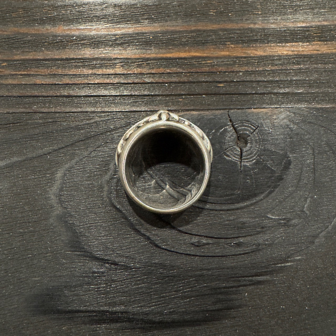 Chrome Hearts 925 Silver Keeper Ring Narrow