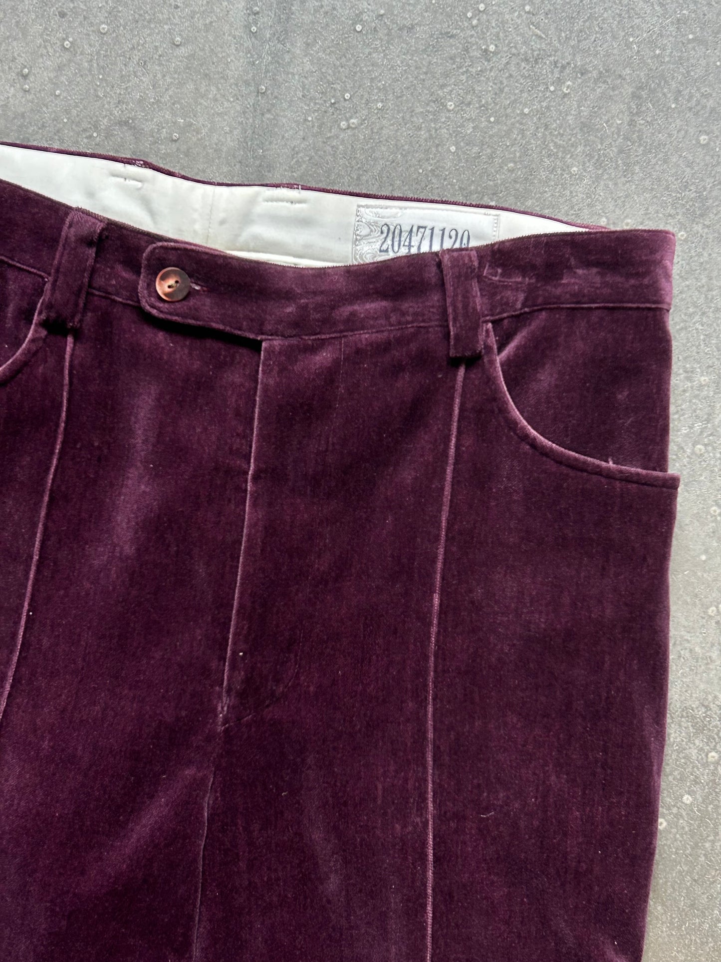 burgundy notch lapel suit set