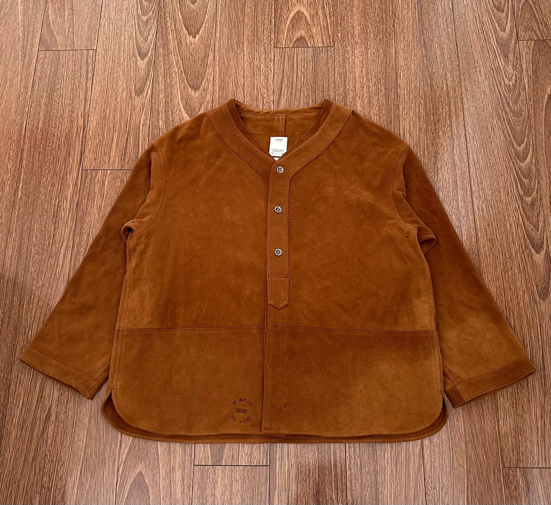 visvim dugout jkt deerskin baseball jacket