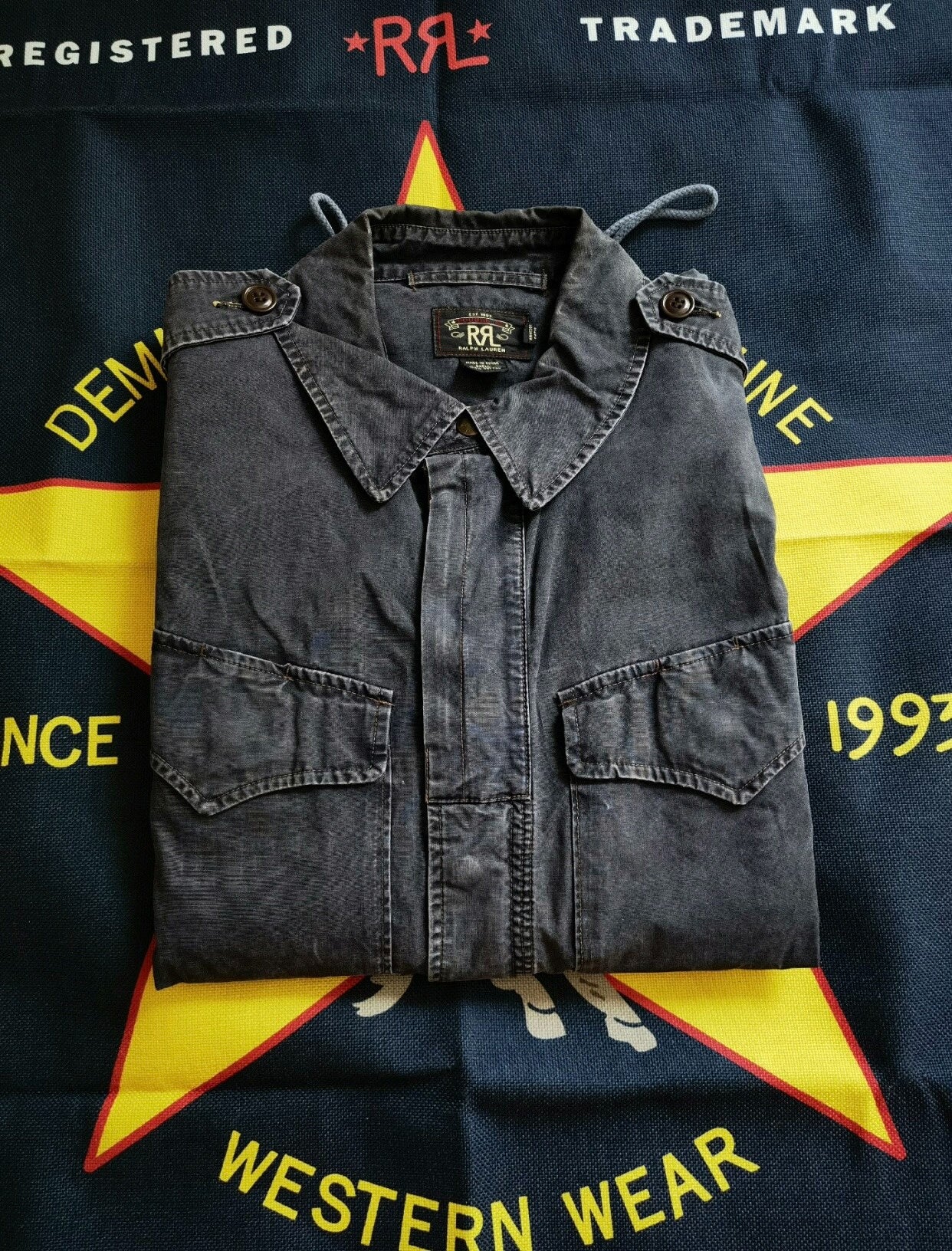 classic military style parka jacket