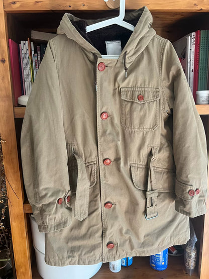 visvim 17aw admiral parka in beige