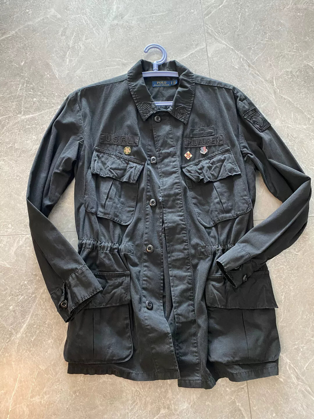 black military style M65 jacket