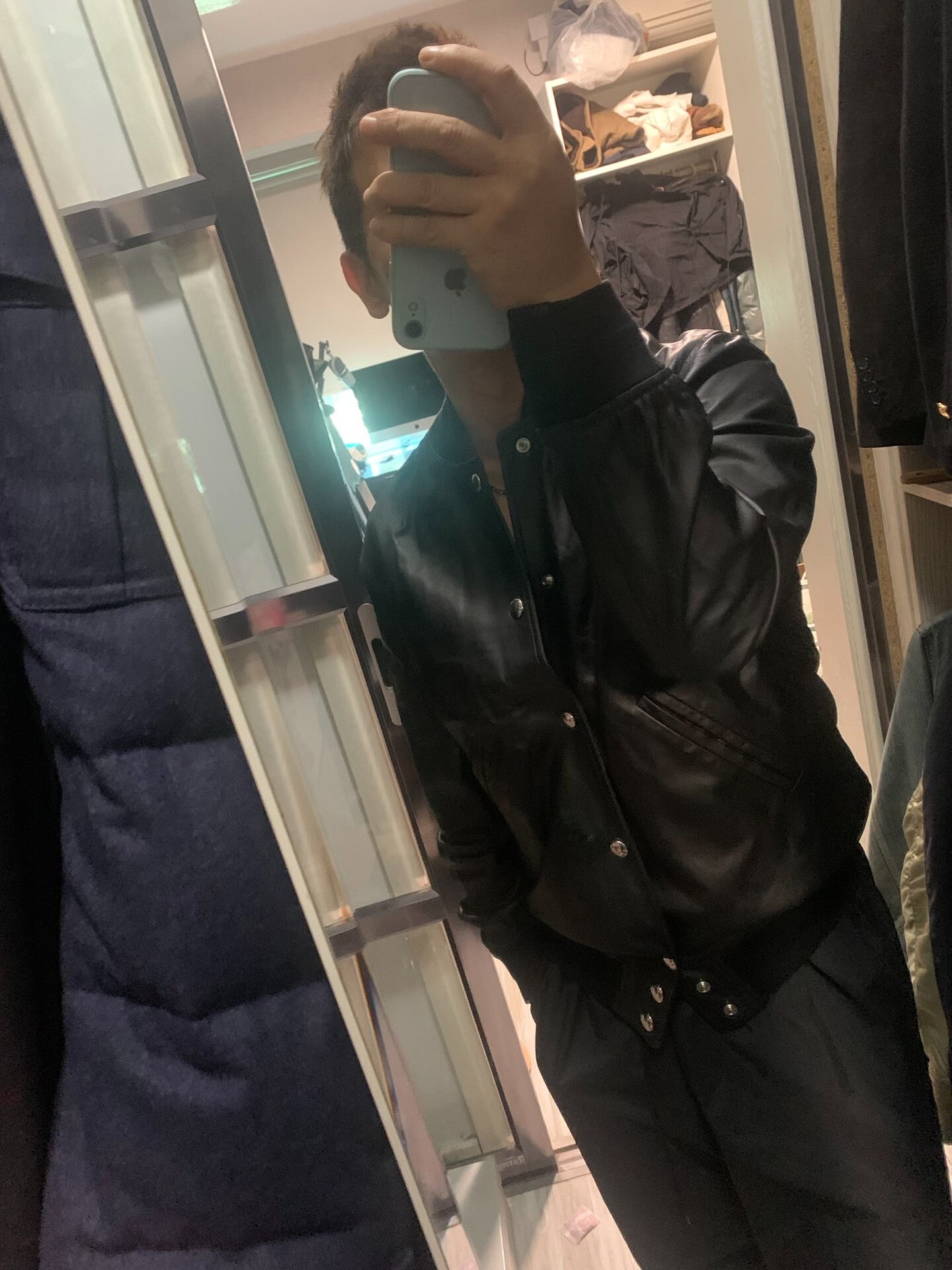 givenchy classic star leather jacket size 48