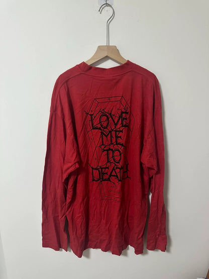 Vetements Long Sleeve Shirt with Embroidery