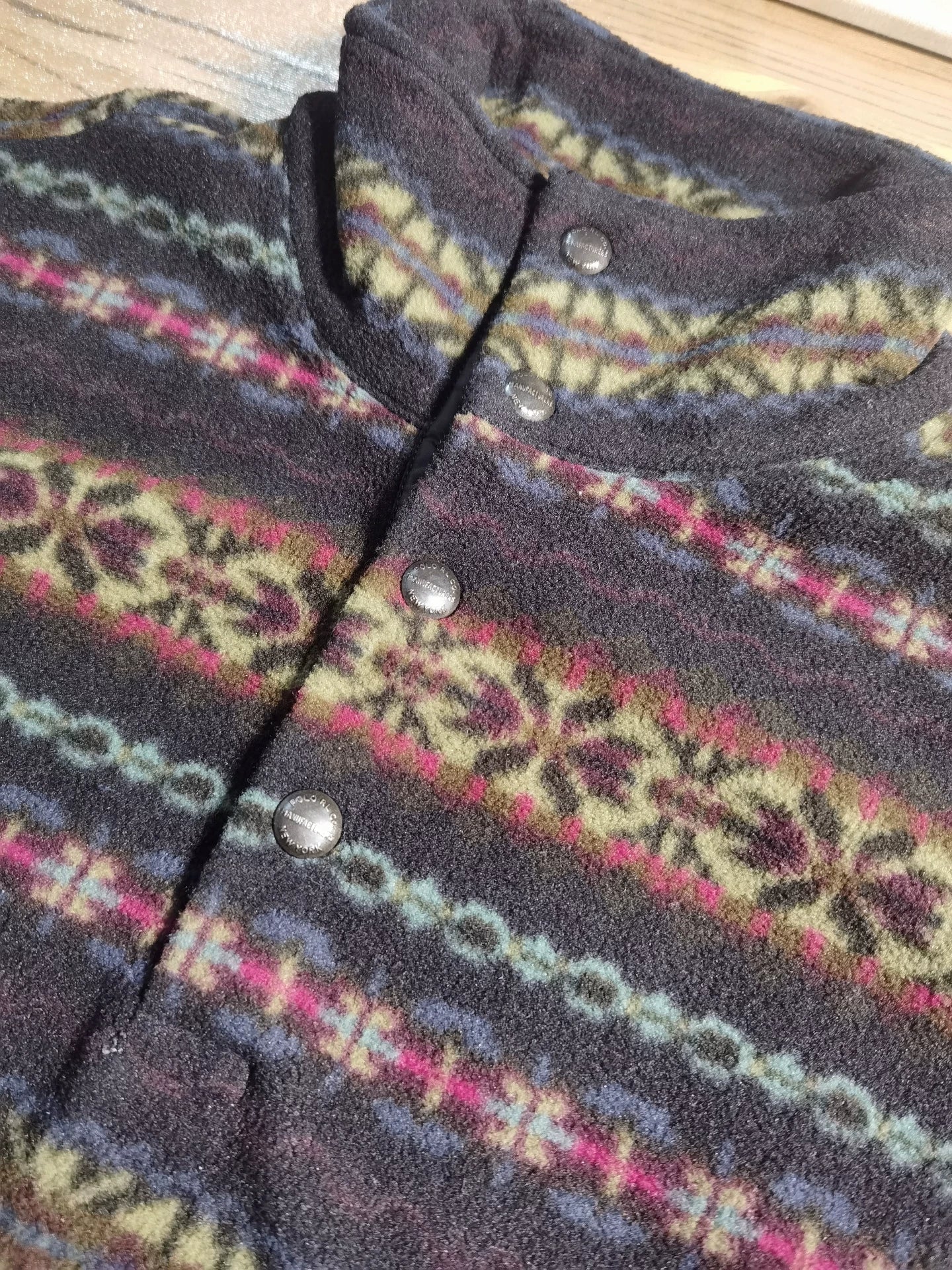 RRL Navajo Fleece Pullover Coat