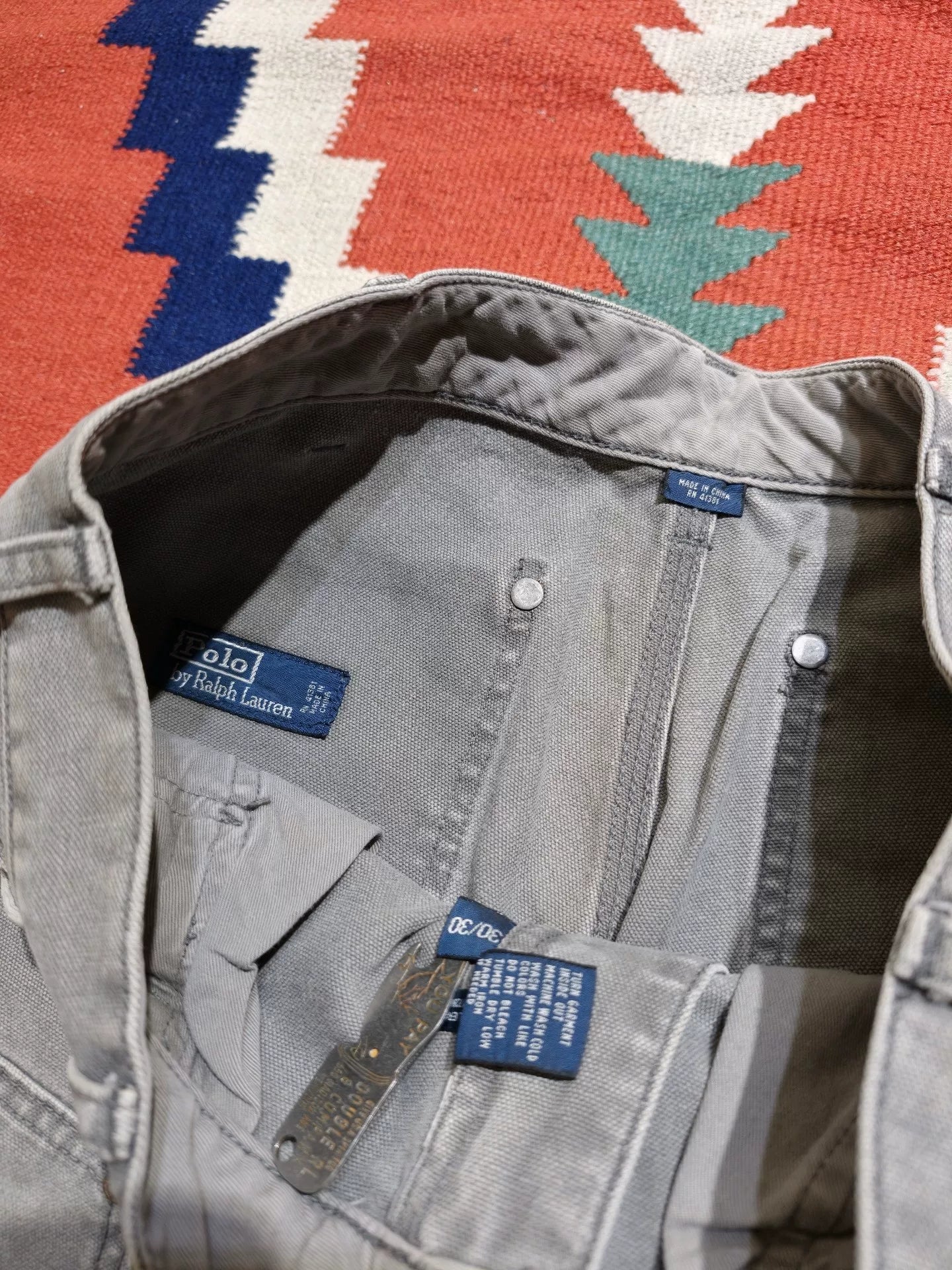 Ralph Lauren Distressed Logger Pants