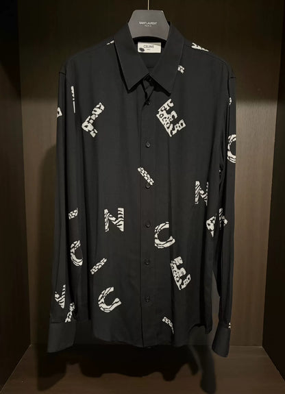 Celine Men's Printed Shirt Size 37