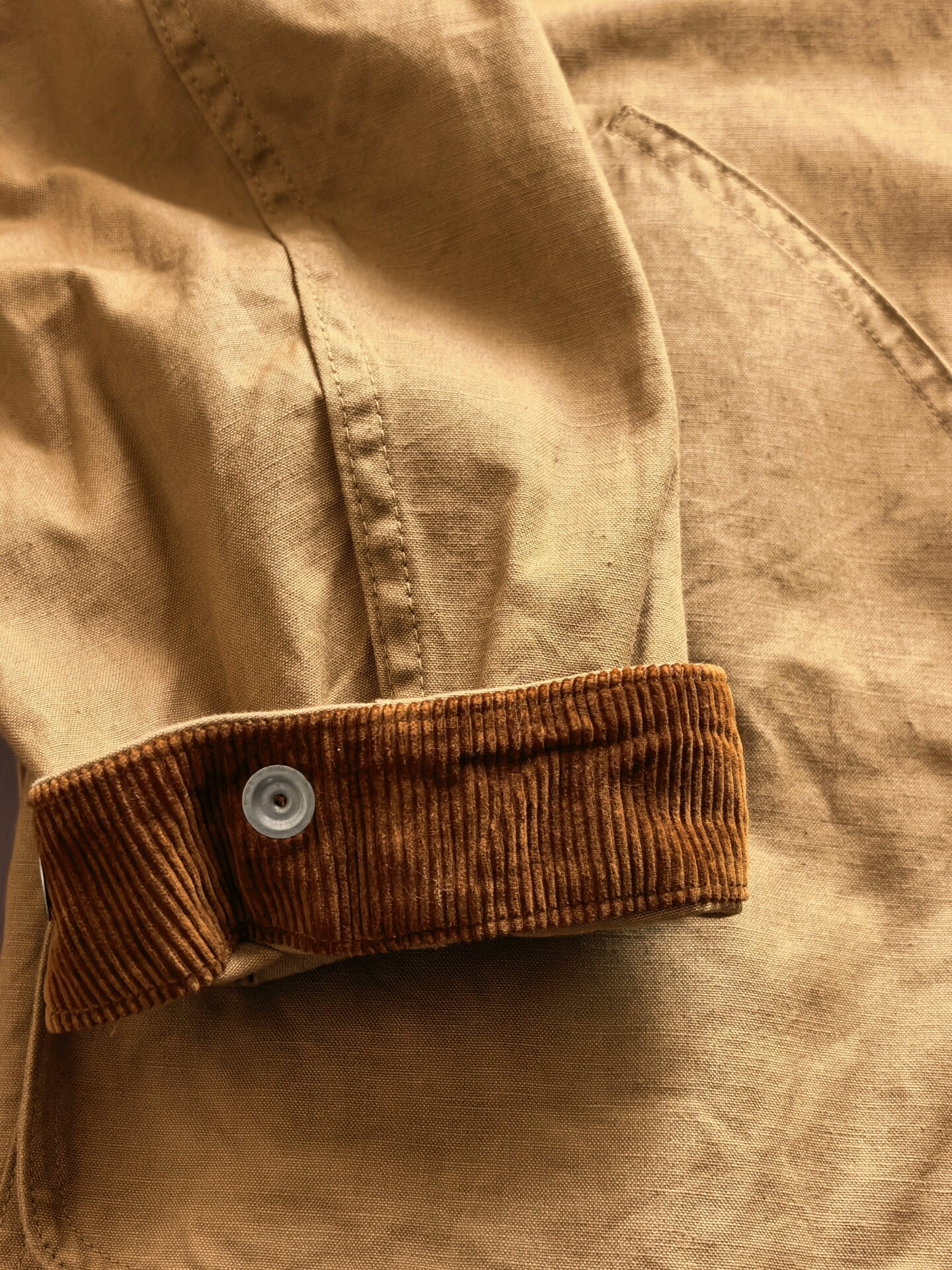 anachronorm hunting jacket in beige color