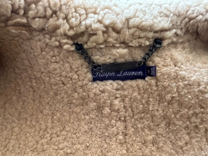 ralph lauren shearling leather jacket