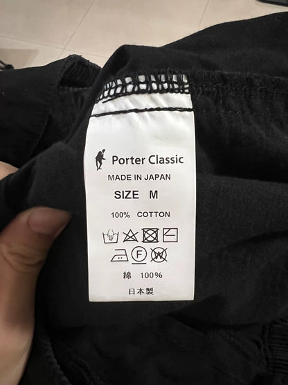 Porter Classic Corduroy Trousers in Black