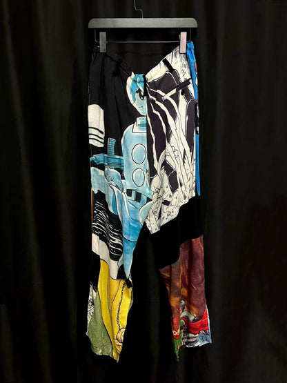 yohji yamamoto wide-leg pants tribute artwork