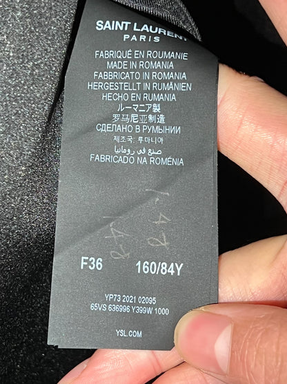 Saint Laurent 21FW Black Smoking Blazer
