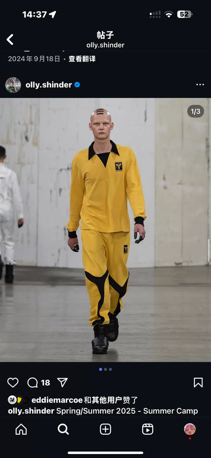 olly shinder utility three-zip trousers