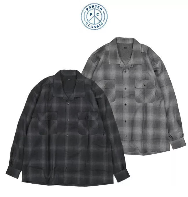 Porter Classic Wool Plaid Shirt Jacket